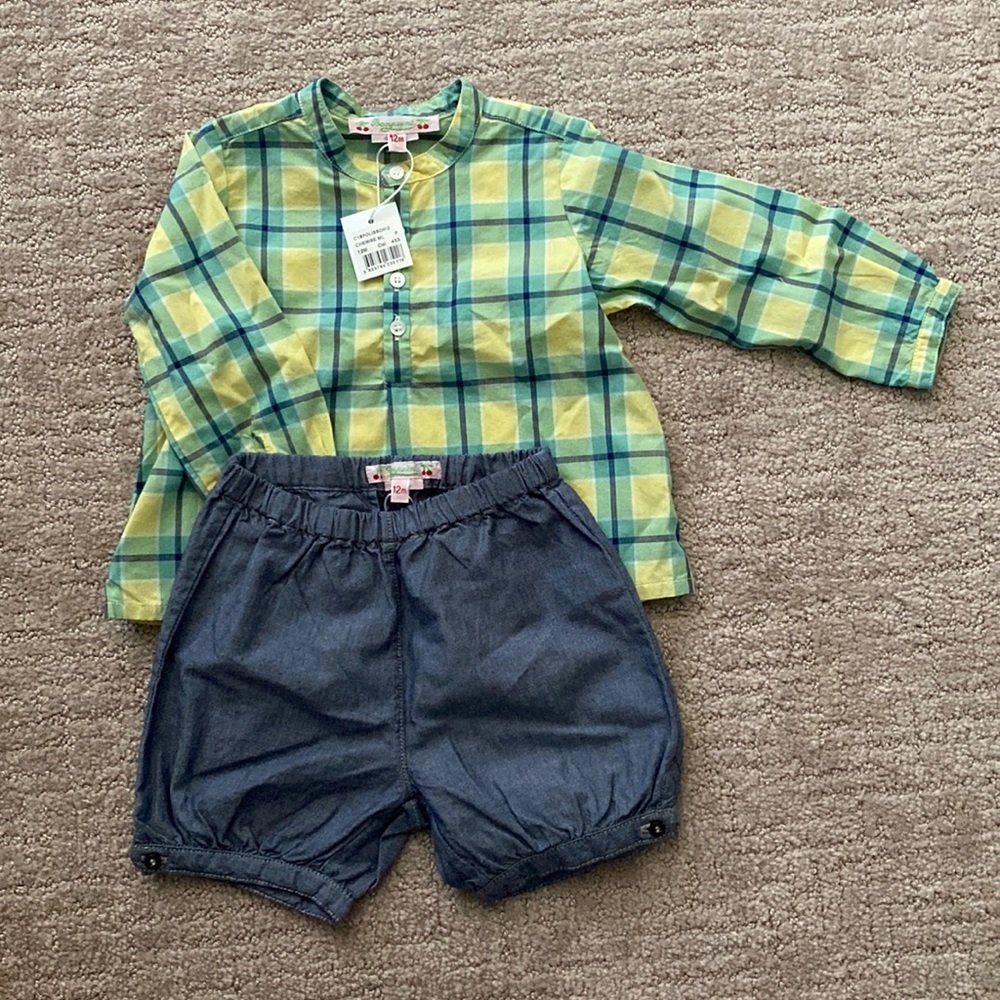 Bonpoint 100% cotton set - 12 mo